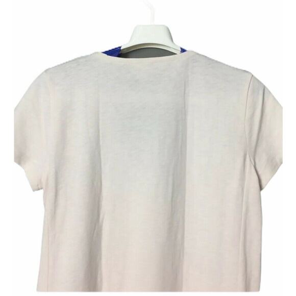 J. Crew Tie Wrap T Shirt Womens Size Small Subtle Pink V neck Short Sleeve NWOT - Picture 4 of 9